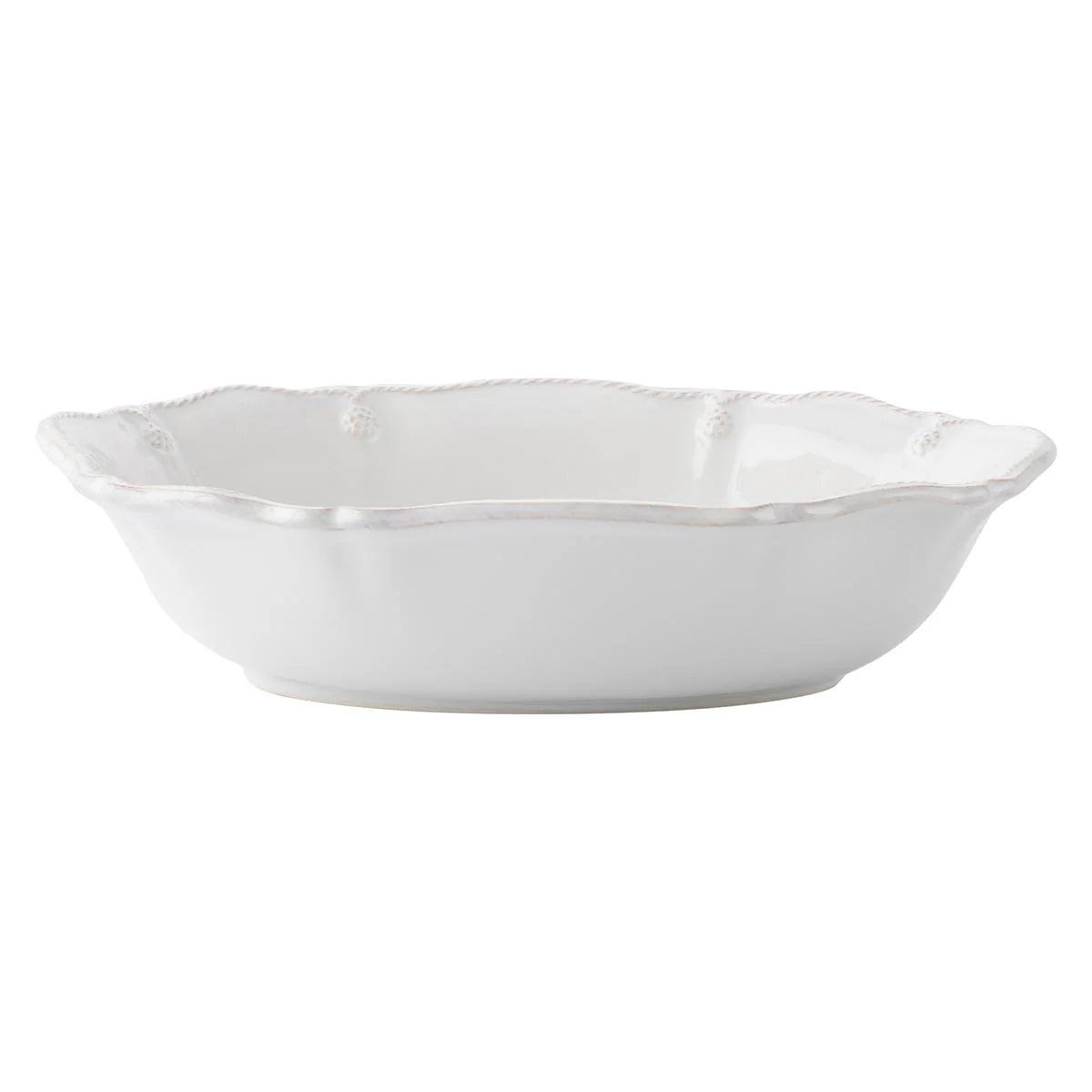 Berry & Thread 12" Oval Serving Bowl Whitewash