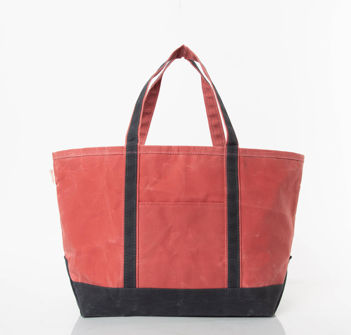 Waxed Large Classic Tote: Khaki