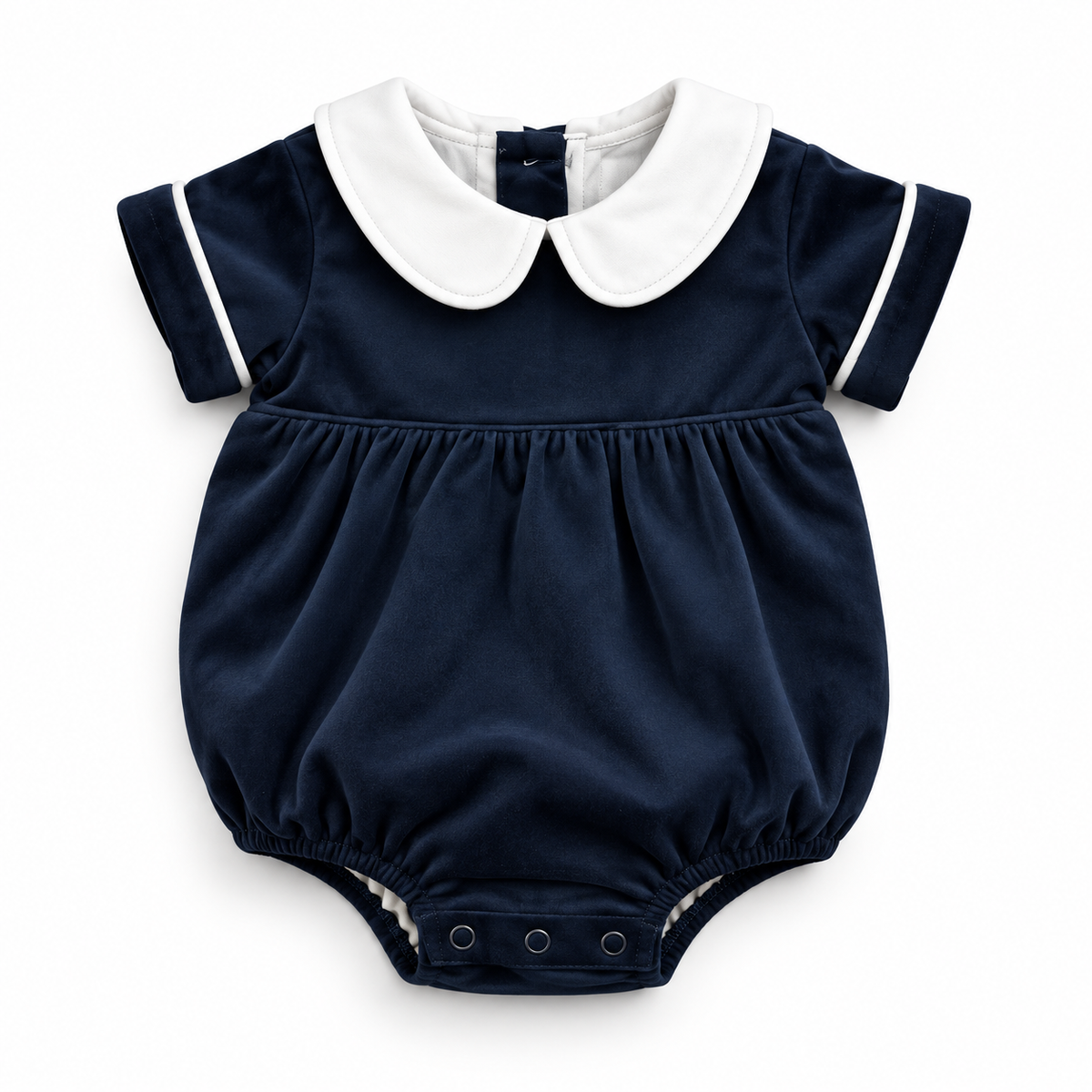Navy Velvet Boy Bubble