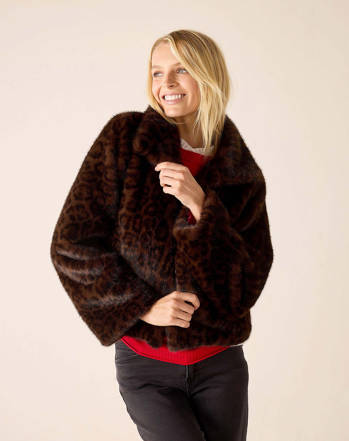 Gigi Reversible Jacket Leopard