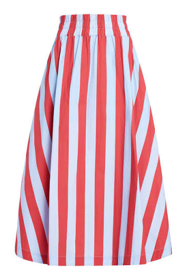 Livro Pavilion Skirt, Hearth Stripe