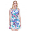 Exotic Garden Belted Dress