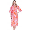 Orange Petal Tunic Maxi Dress