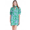 Green/Lavender Floral Dress