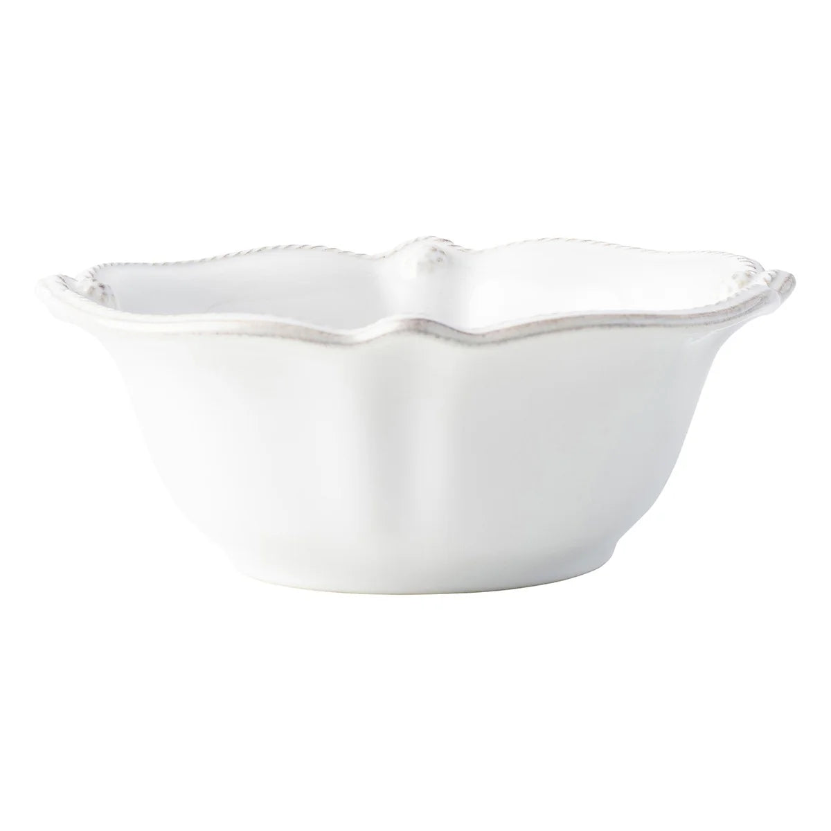 Berry & Thread Flared Cereal/Ice Cream Bowl Whitewash