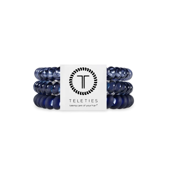 Nightfall Navy Small Hair Ties - Small