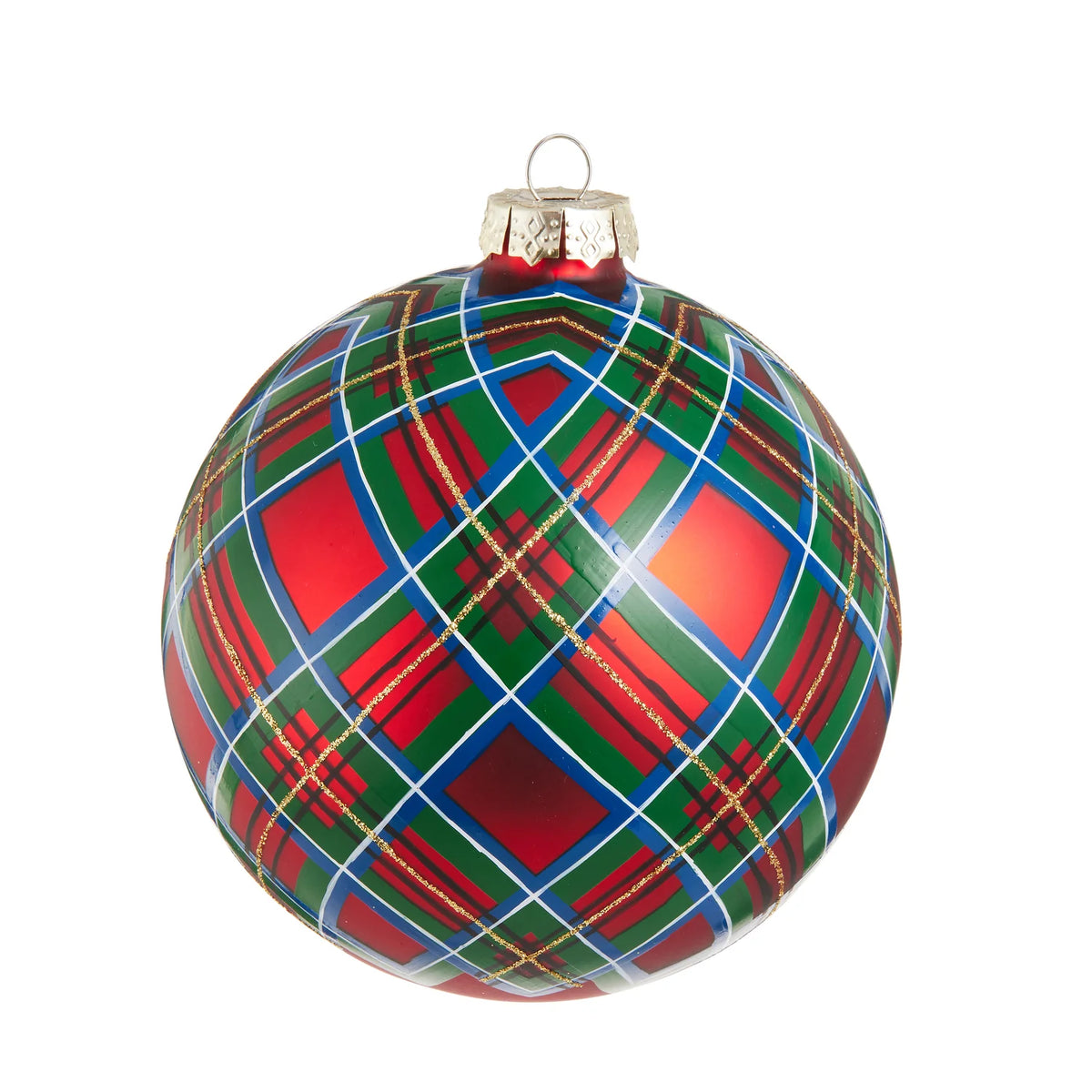 Plaid Ornament