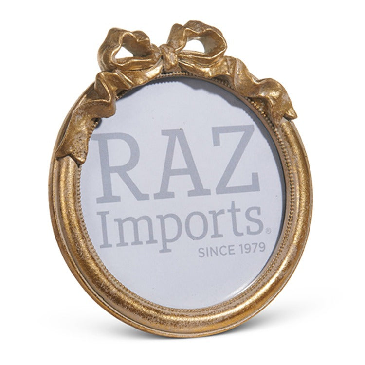 6 Gold Frame with Bow