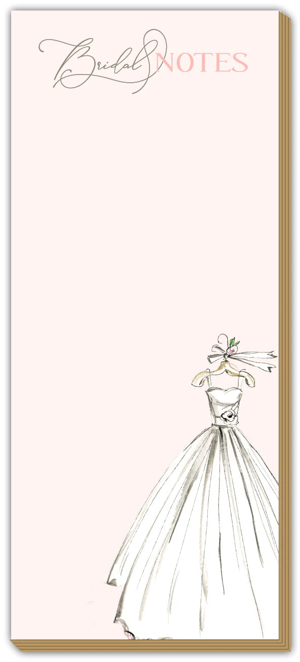 Luxe Skinny Pad Bridal Notes
