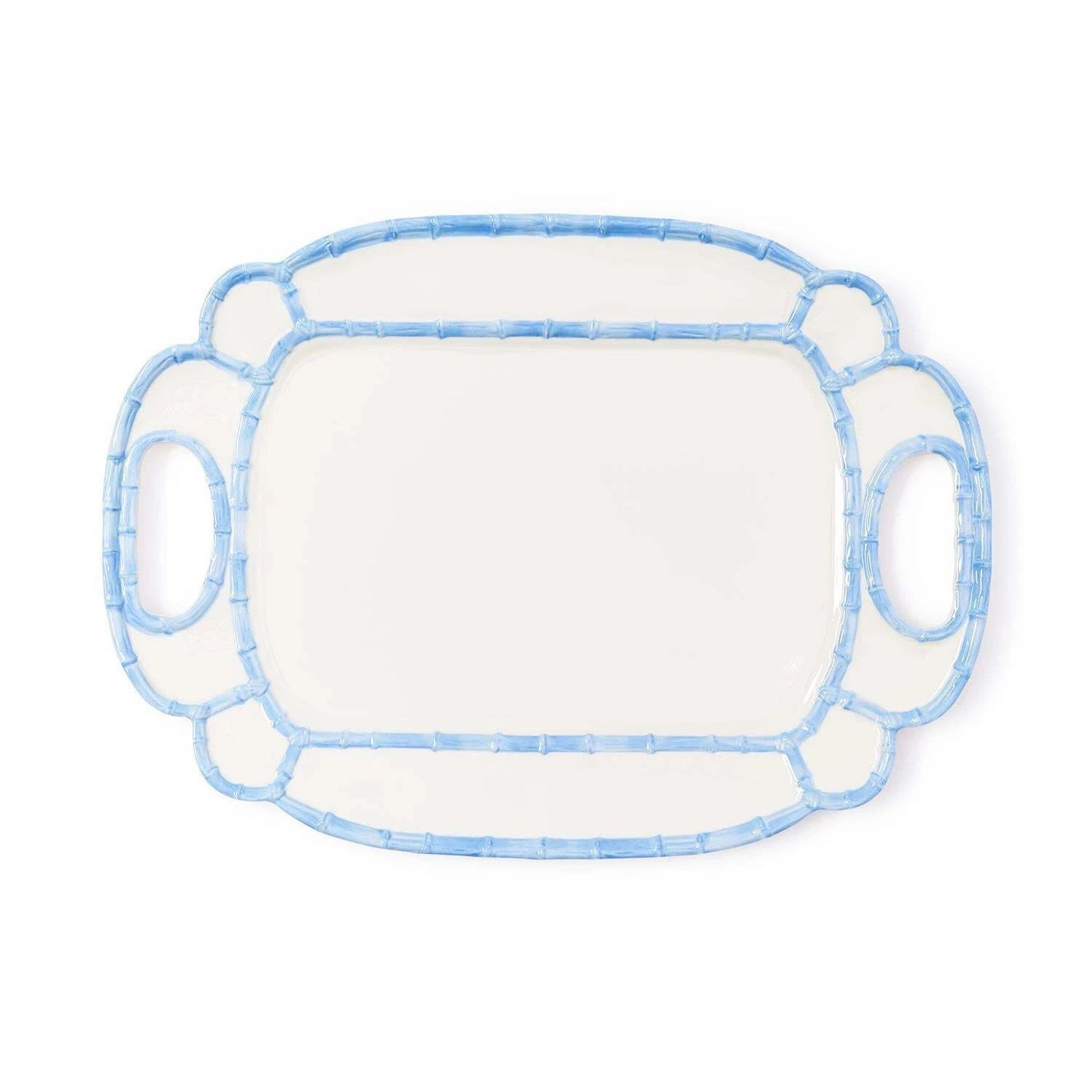 French Blue Bamboo Platter