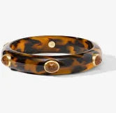 Carnaby Stone Bangle Tortoise L