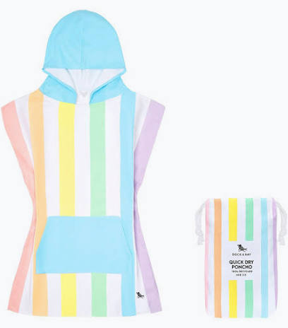 Poncho SM Kids Unicorn Waves