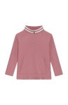 Girls Dusty Rose Half-Zip