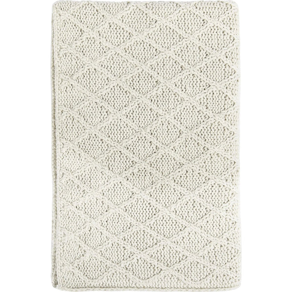 Catalina Throw Blanket Ivory 50x70
