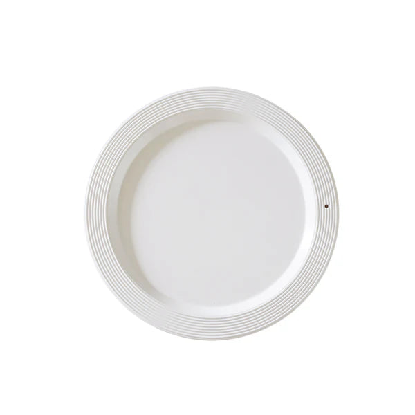 Melamine Round Platter Pinstripes