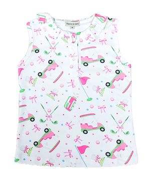 Girls Golf Sleeveless Top