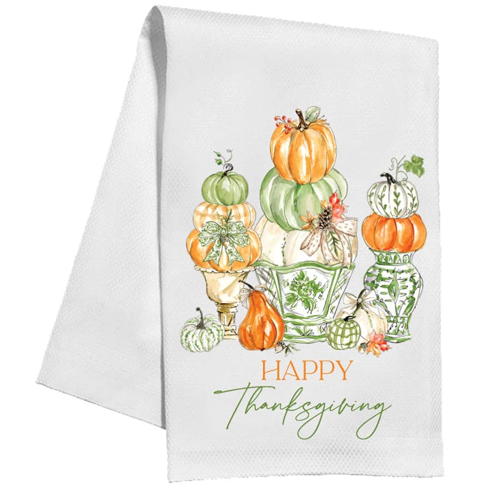 Kitchen Towel Green Chinoiserie