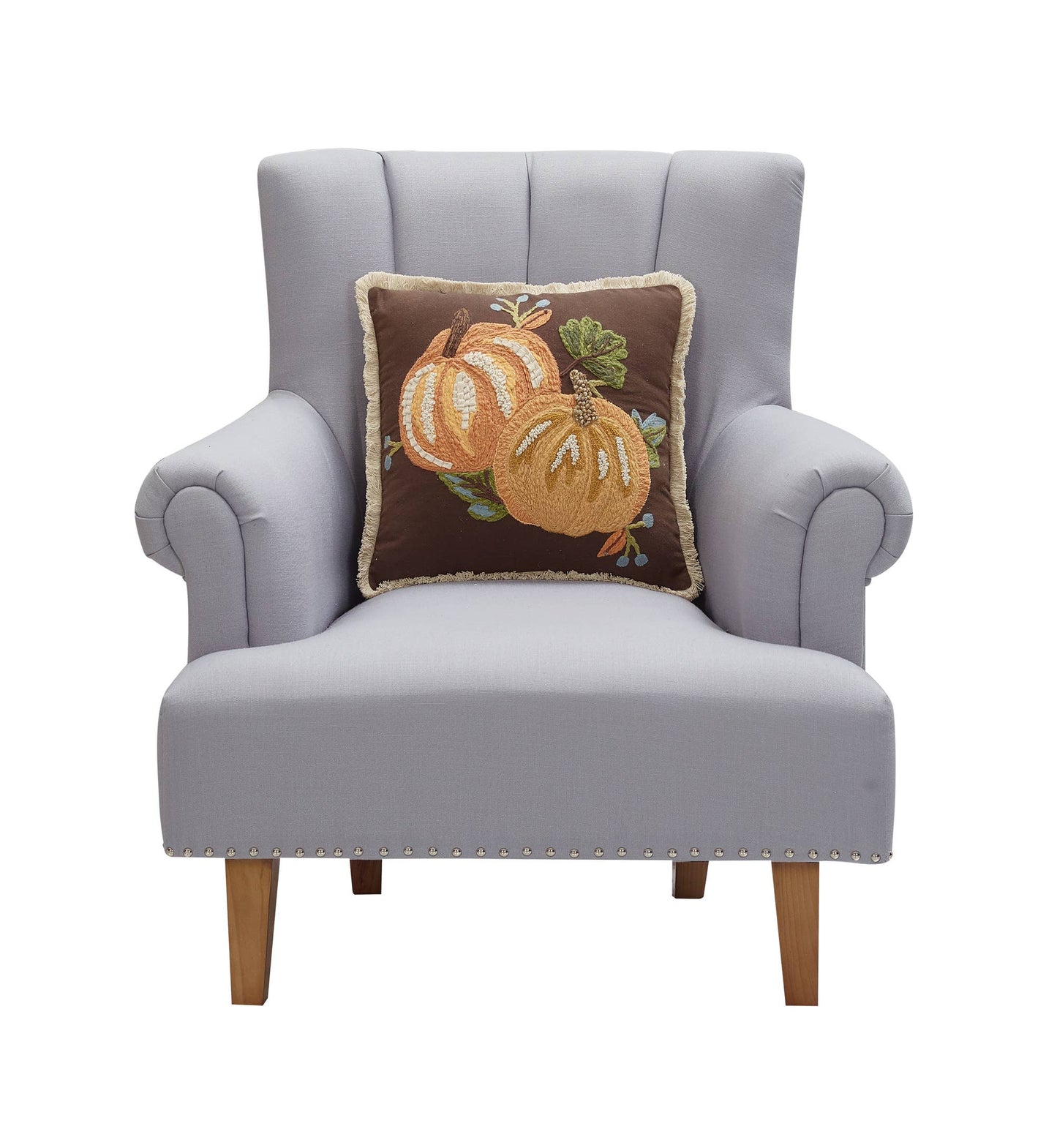 Harvest Brown Pumpkin Duo Pillow