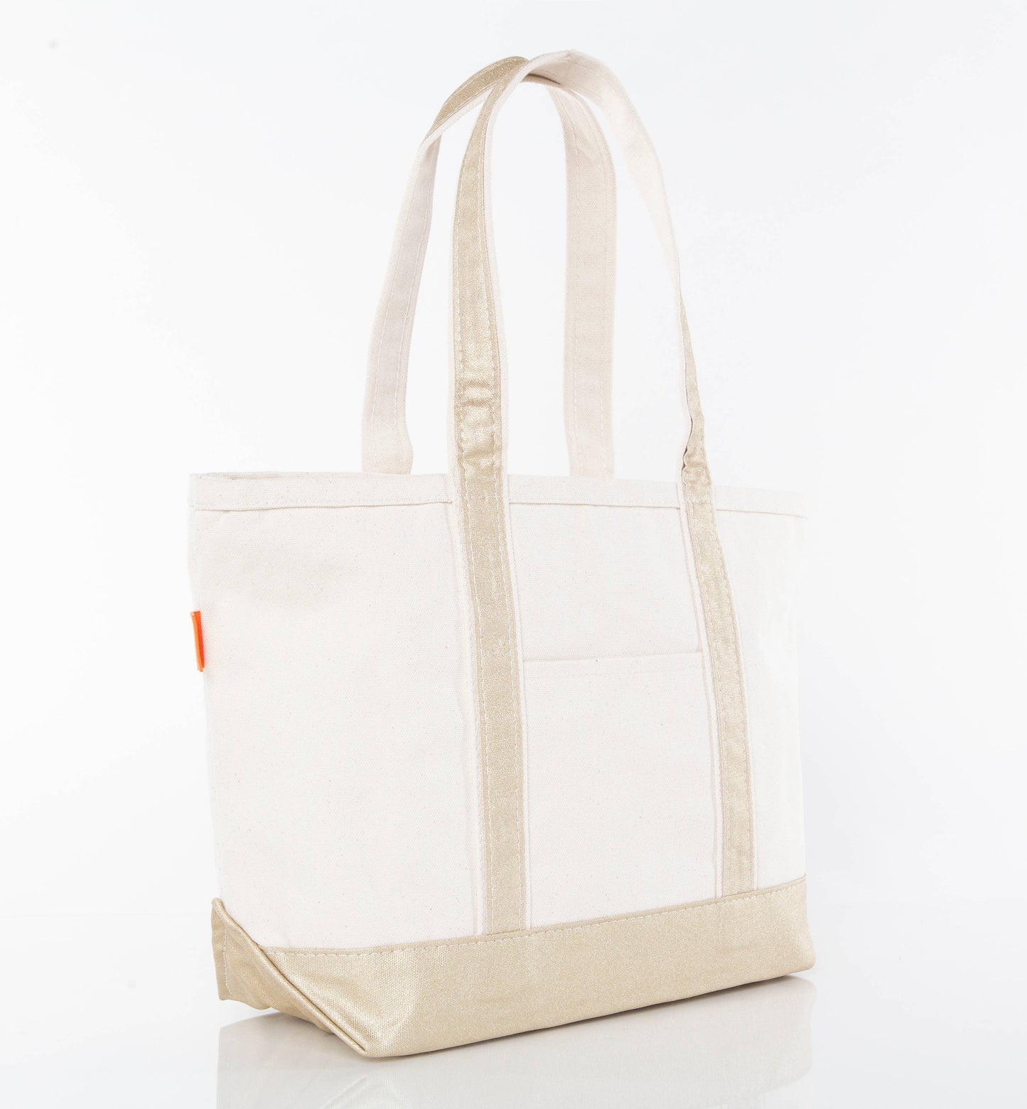 Medium Metallics Tote Gold