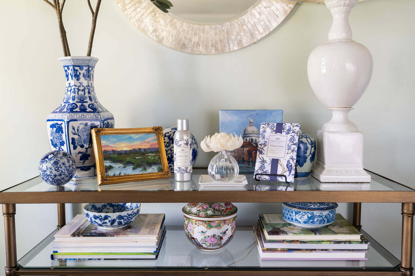 Classic Linen Flower Diffuser