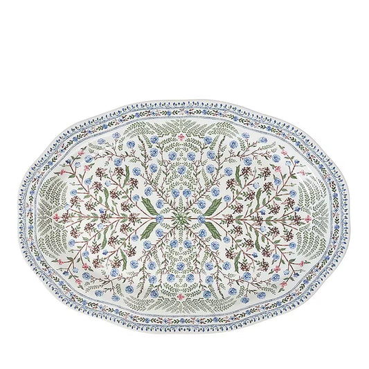 Villa Seville 17" Platter-Chambray