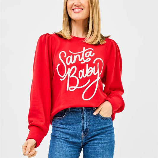 Sweatshirt Kelly Santa Baby M