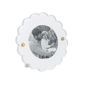 Mini White Circle Frames