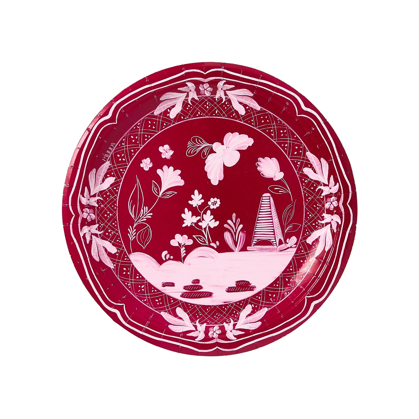 Beachside Pavilion Dinner Plates - 8 per pack: Navy & Sky