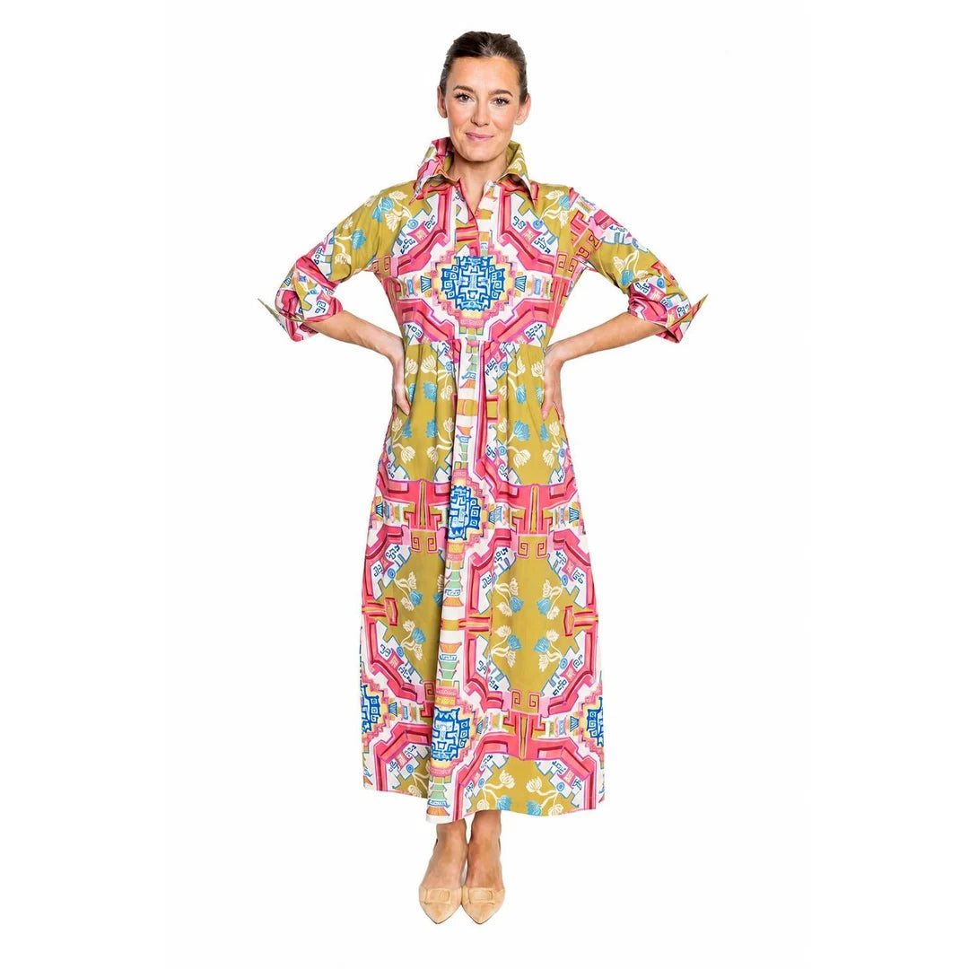 Surcie Blythe Empire Dress Long w/Sash