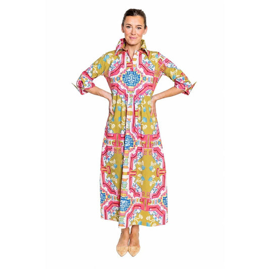 Surcie Blythe Empire Dress Long w/Sash