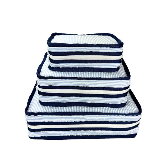 Skipper Seersucker Stacking Set | Mint