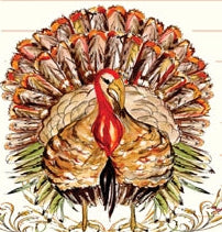 Cup Accent-Handpainted Standing Turkey