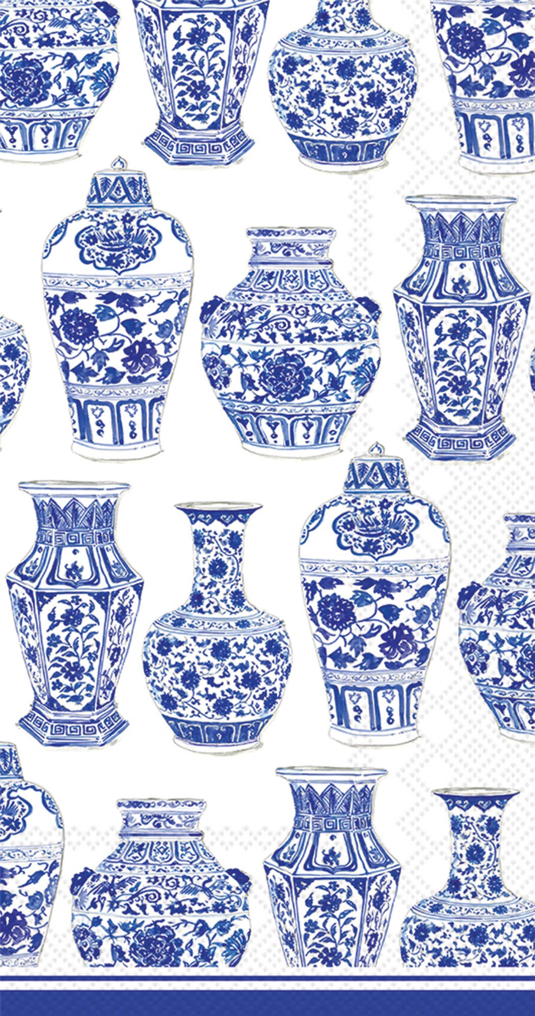 Guest Towels  Blue & White Urns