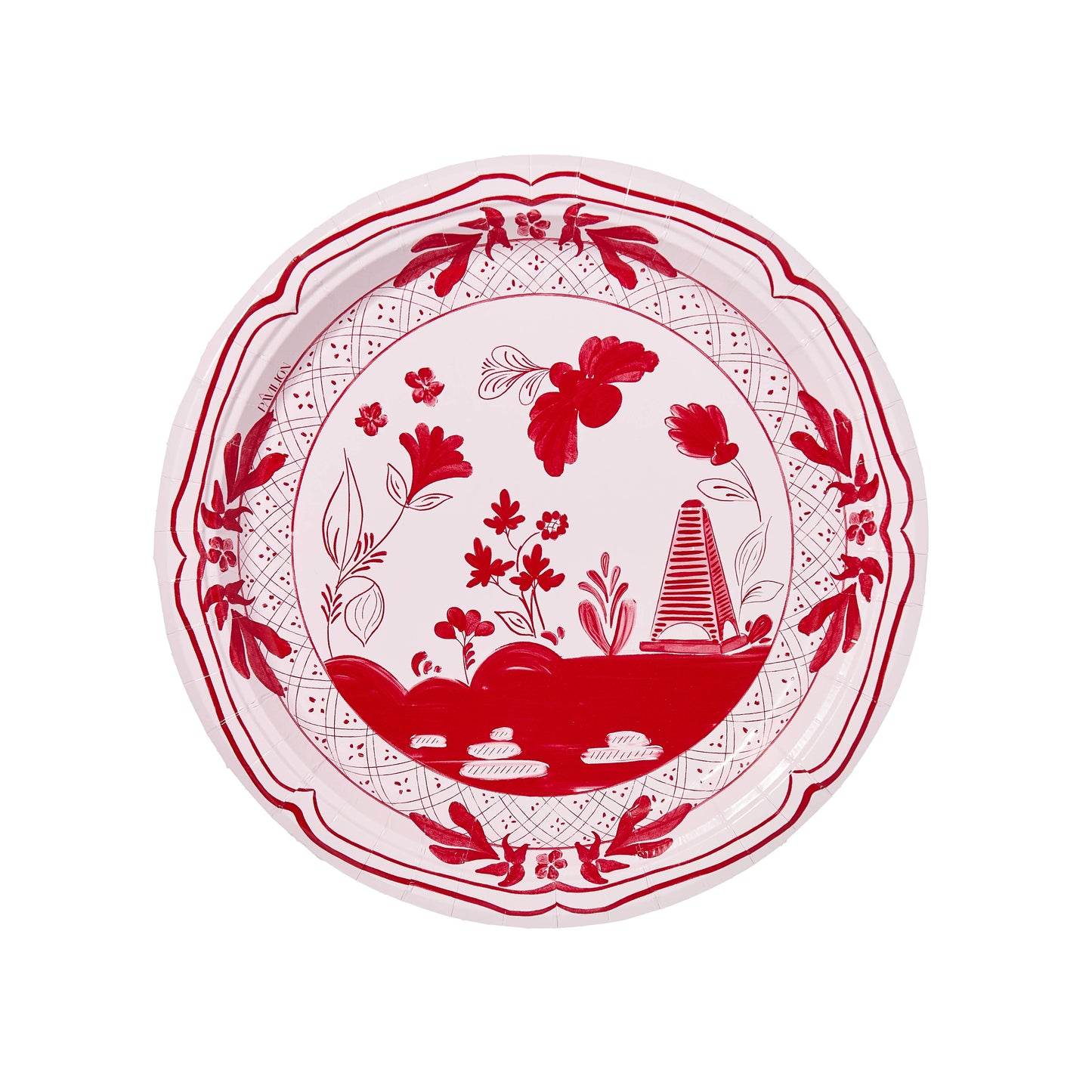 Beachside Pavilion Dinner Plates - 8 per pack: Navy & Sky