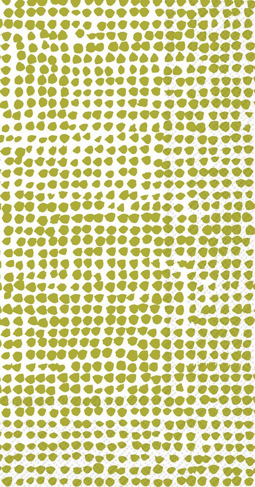 Guest Towels White Green Marimekko