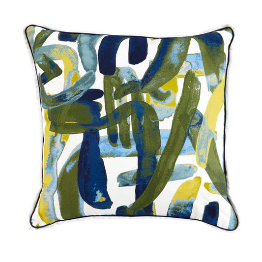 Brush Strokes Nile Pillow