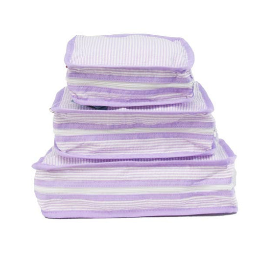 Lilac Seersucker Stacking Set | Mint