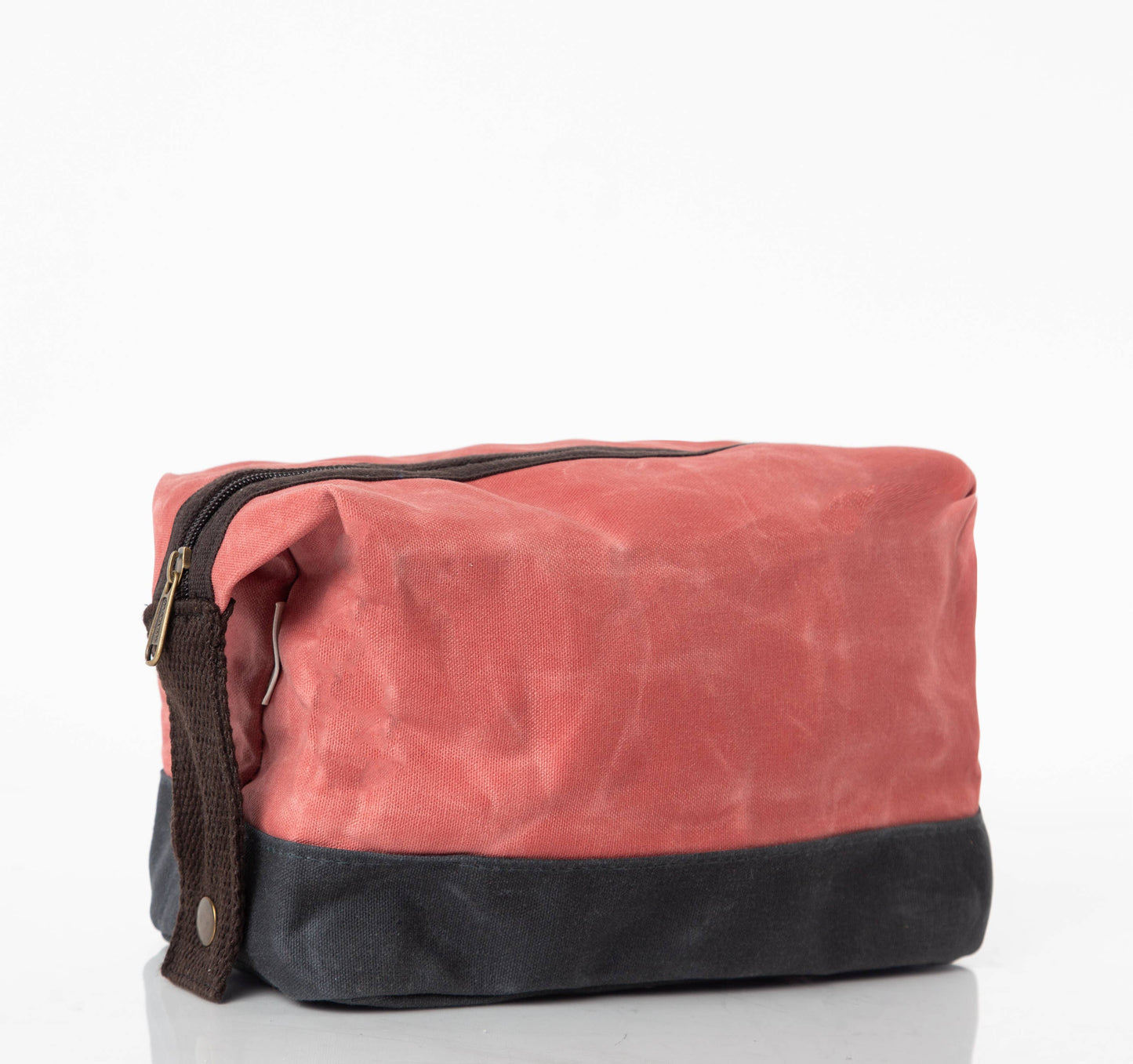 Waxed Dopp Kit: Khaki