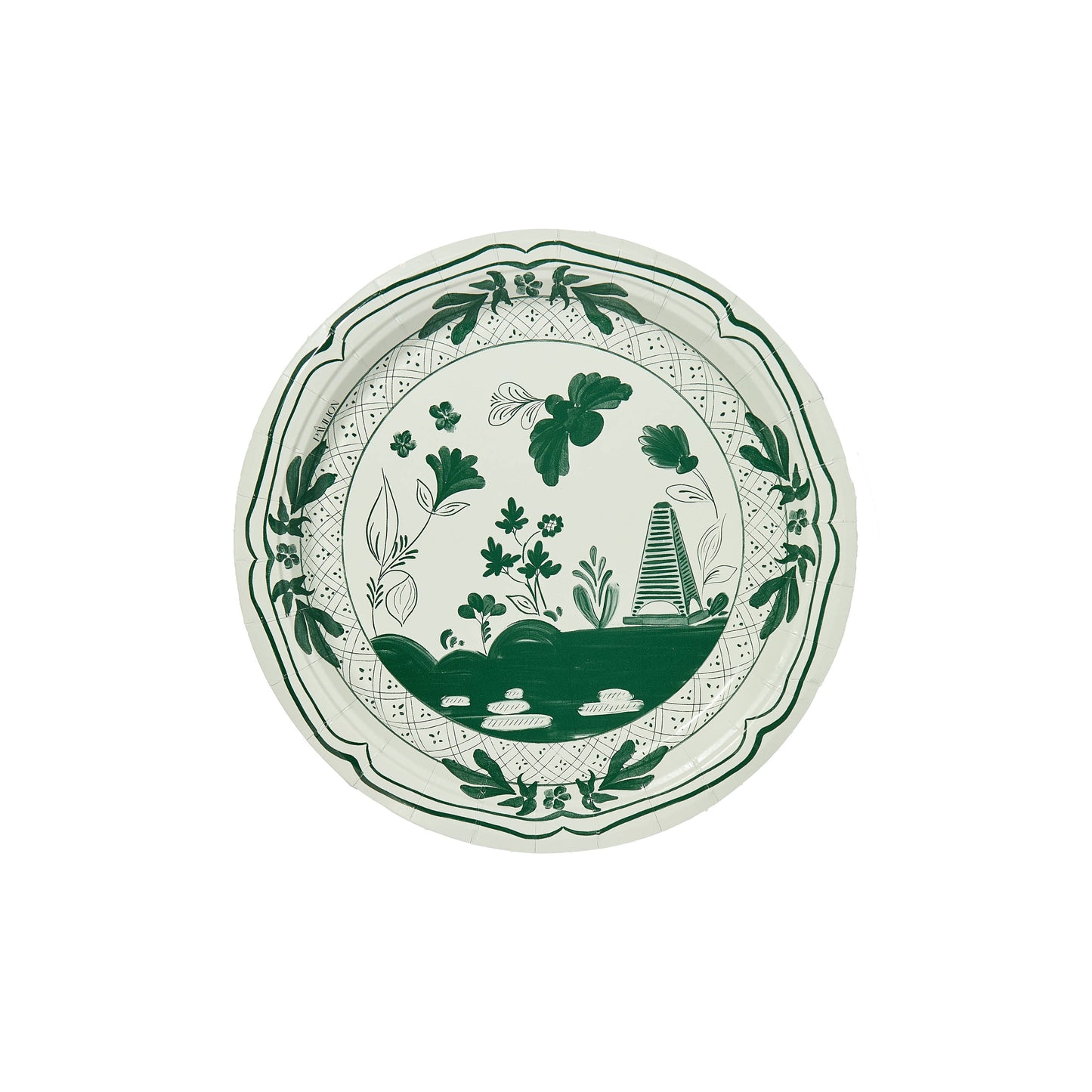 Beachside Pavilion Salad and Dessert Plates 8 per pack: Forest & Sage