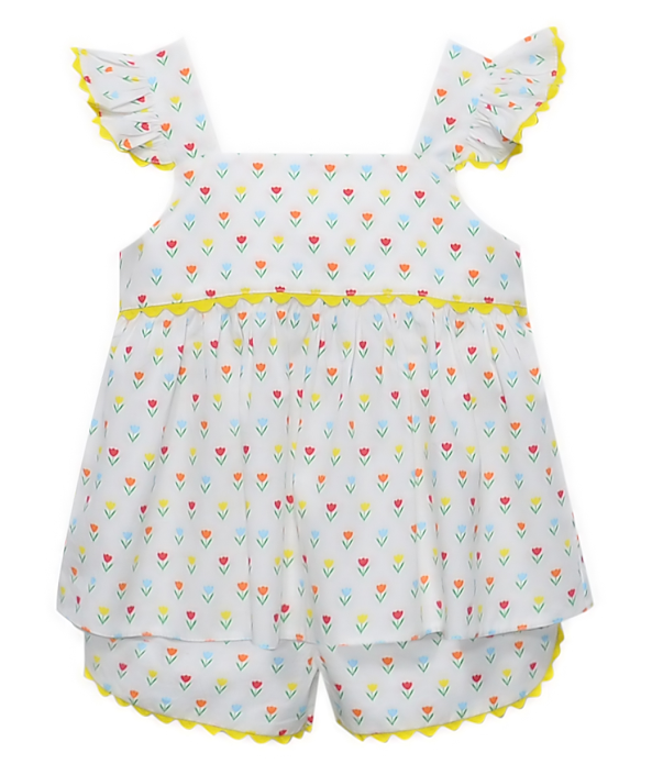 Yellow Flower Iris Bloomer Set