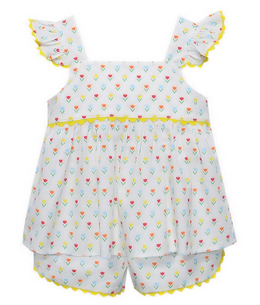 Yellow Flower Iris Bloomer Set