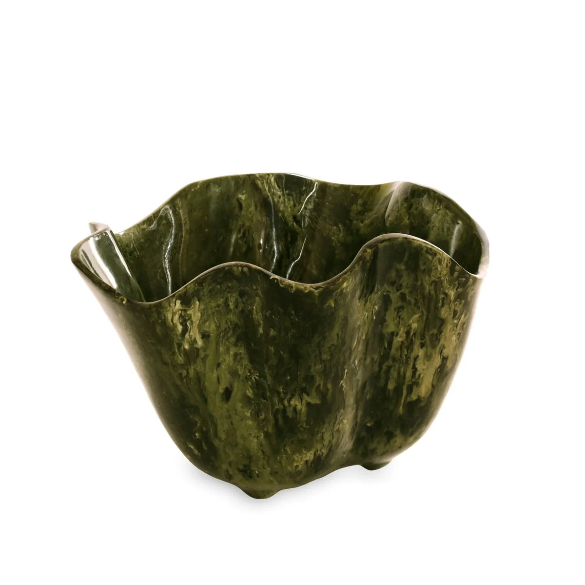 RESIN Malachite Green Ice Bucket