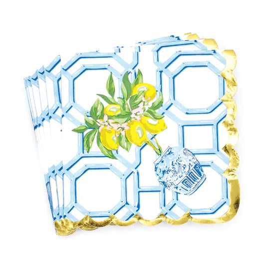 Beverage Napkin Lemon Ginger