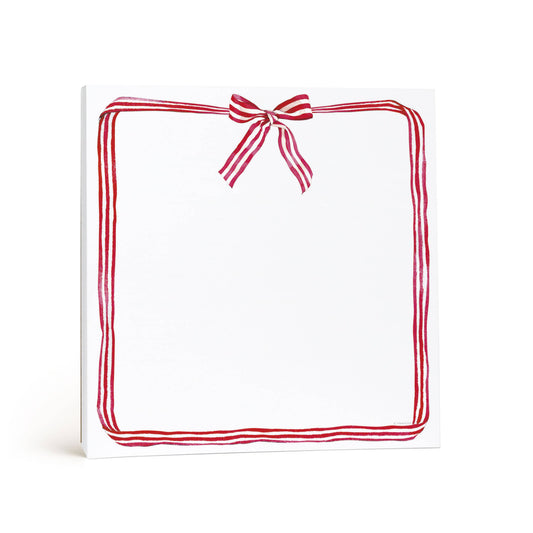 Red Ribbon Candy Chunky Notepad