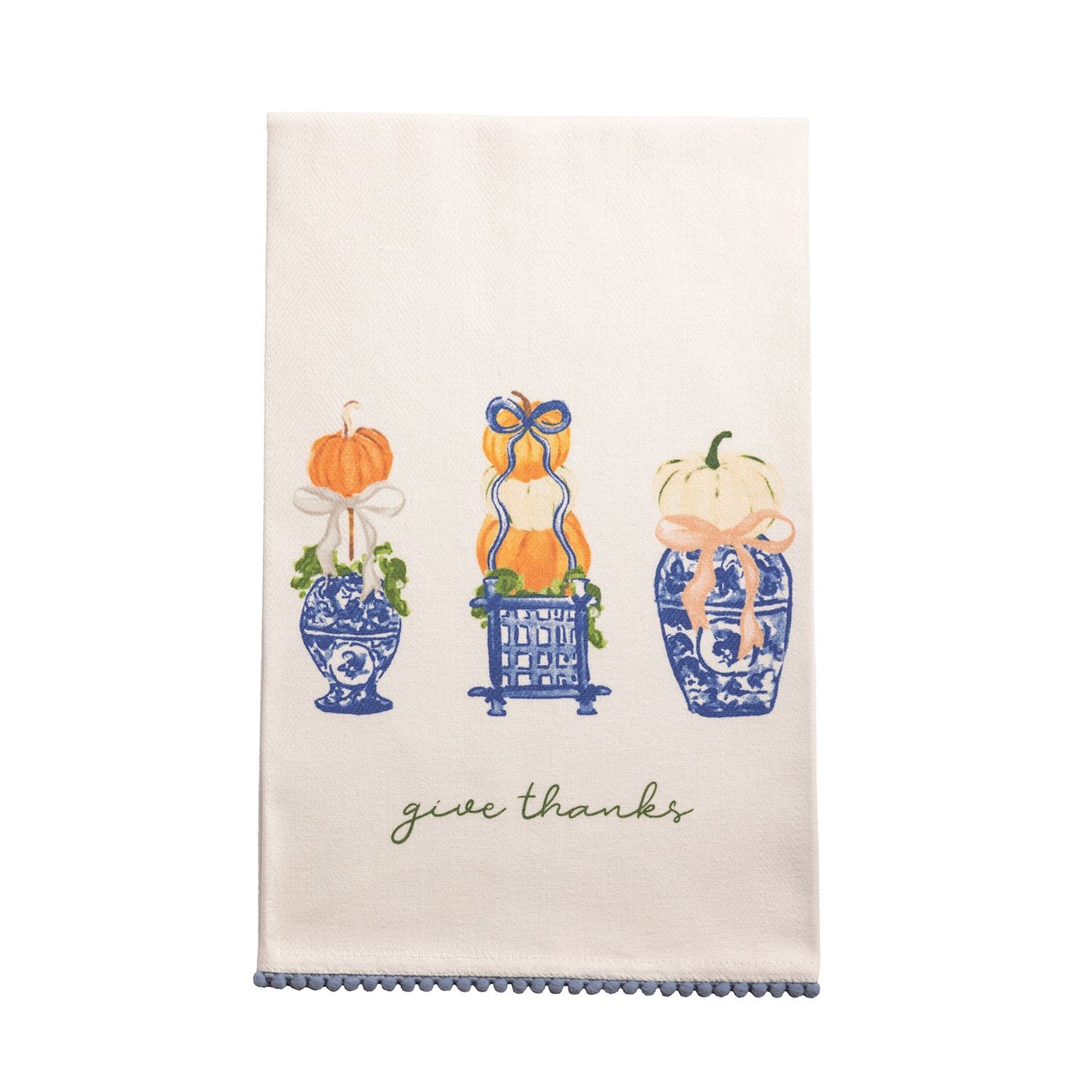 Give Thanks Topiary Towel