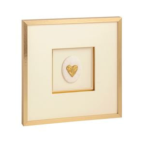 Framed Intaglio Heart Wall Art