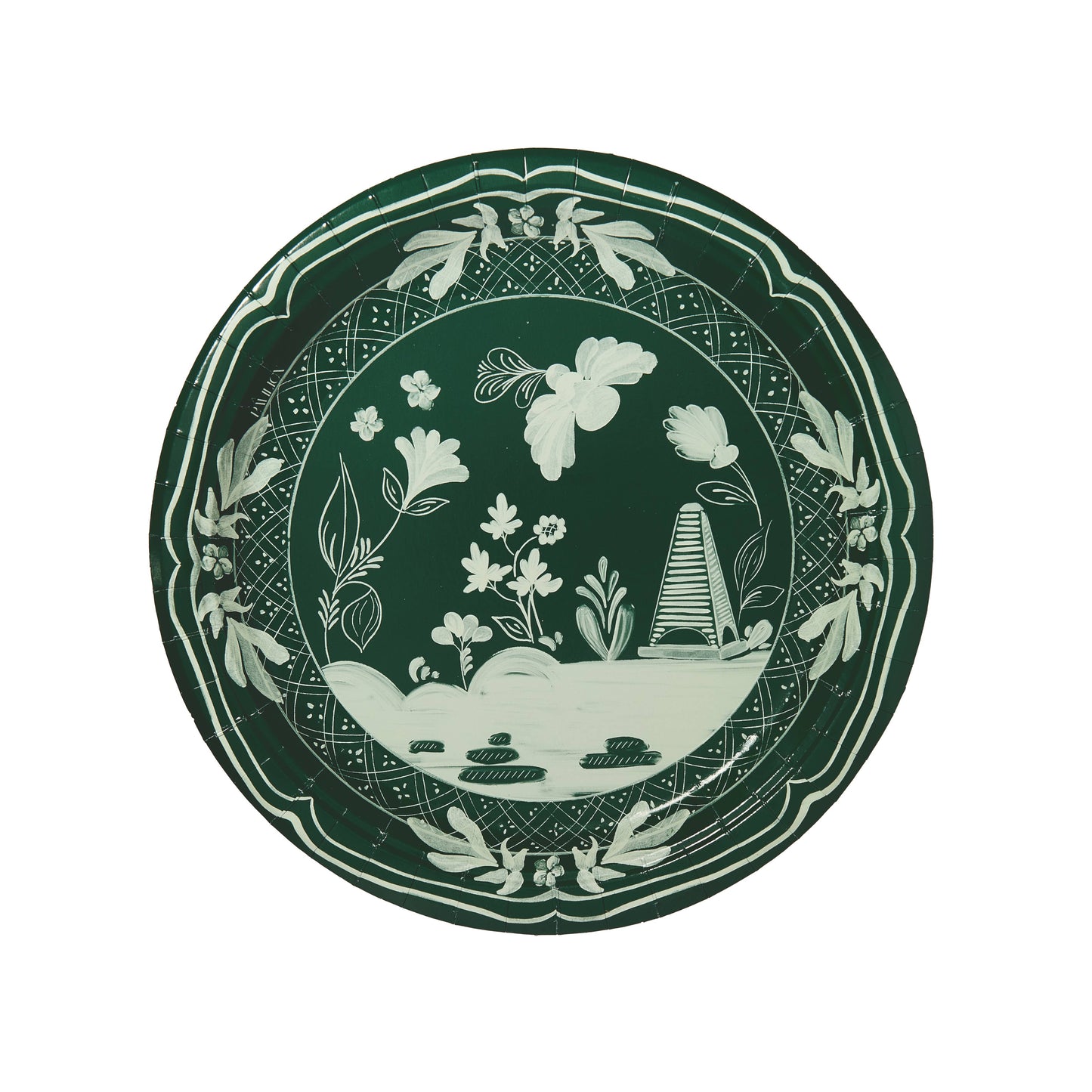 Beachside Pavilion Dinner Plates - 8 per pack: Sage & Forest