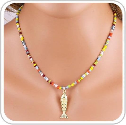Small Candy Necklace + Charm