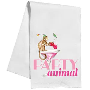 Tea Towel-Party Animal Monkey