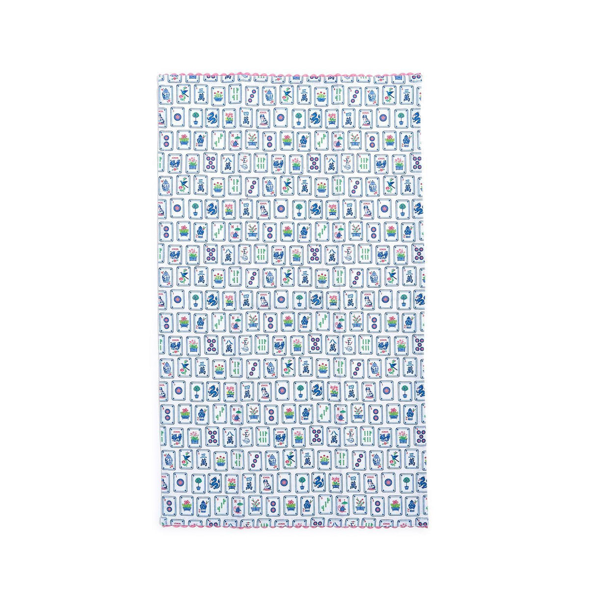 Mahjong Tiles Printed Kitchen Towel